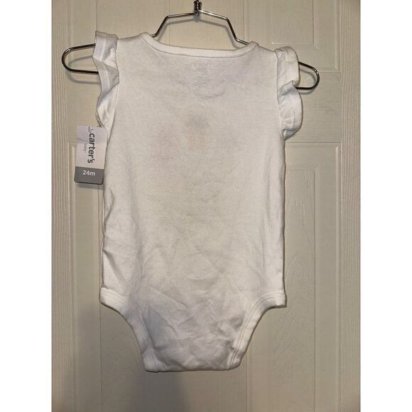 Carters “Always Happy” 24M Onsie With Animals Easter Bunny Rabbit - Picture 4 of 9